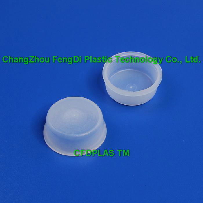 PE Inner hollow tapered round cover plug for plastic Jerry Cans