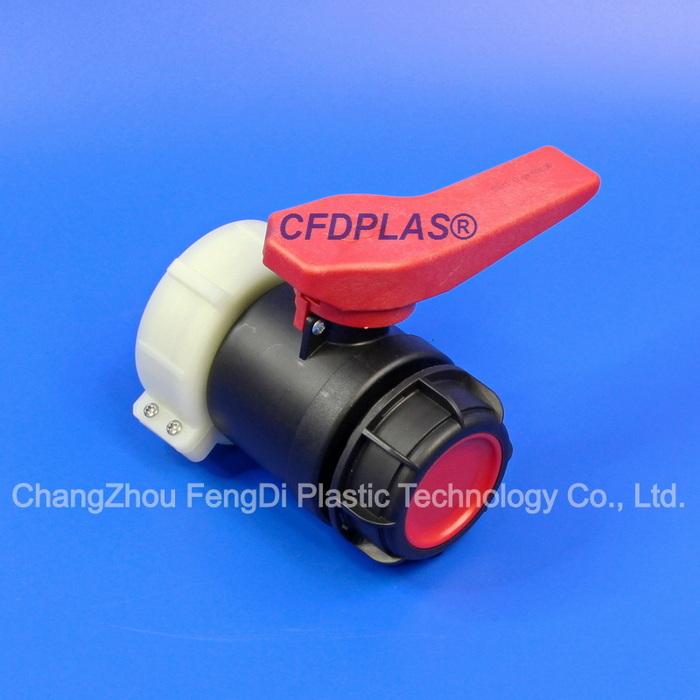 2 inch IBC Plastic ball valve with EPDM gasket 3