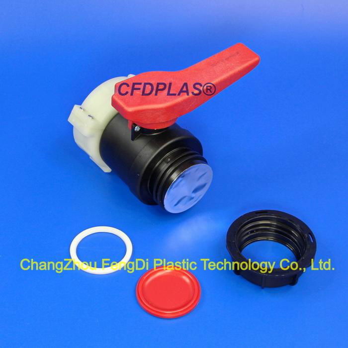 2 inch IBC Plastic ball valve with EPDM gasket 2