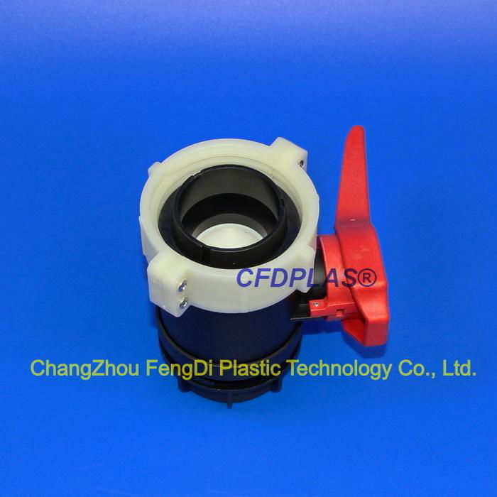 2 inch IBC Plastic ball valve with EPDM gasket 4