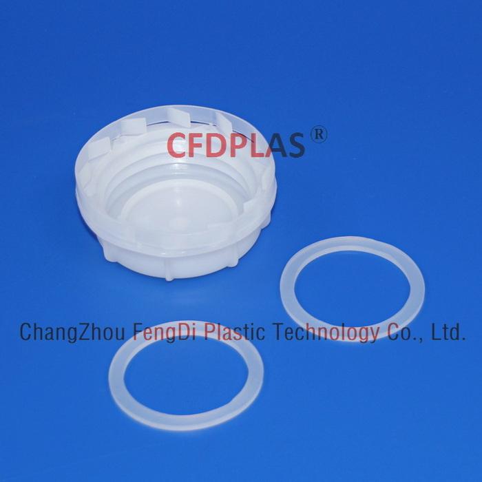 DIN51mm Tamper Evident Cap with silicone rubber gasket ring 2