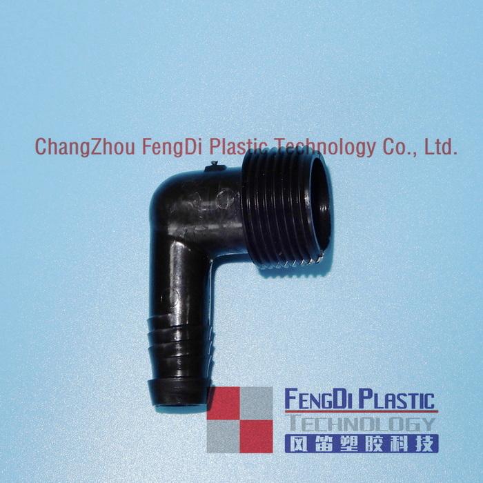 3/4” male NPT Spiral Barb Elbow