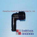 3/4 inch male NPT Spiral Barb Elbow