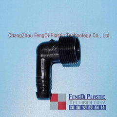 3/4 inch male NPT Spiral Barb Elbow Fitting