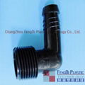 3/4 inch male NPT Spiral Barb Elbow Fitting 2