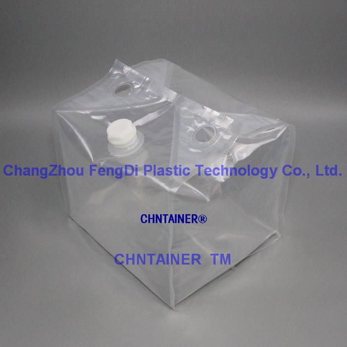 chntainer gusseted cubic bag