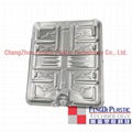 Galvanized steel base plate for IBC tanks