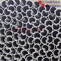 Welded Galvanized crescent-shaped steel tubes