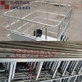 Welded galvanized P-shaped top horizontal tubes for IBC tank frame cage 5