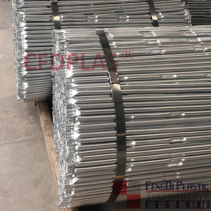 Welded Galvanized embossed vertical steel tubes for IBC Tank Frame Cage