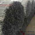 Welded Galvanized embossed vertical steel tubes for IBC Tank Frame Cage