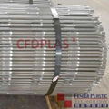 Welded Galvanized embossed vertical steel tubes for IBC Tank Frame Cage