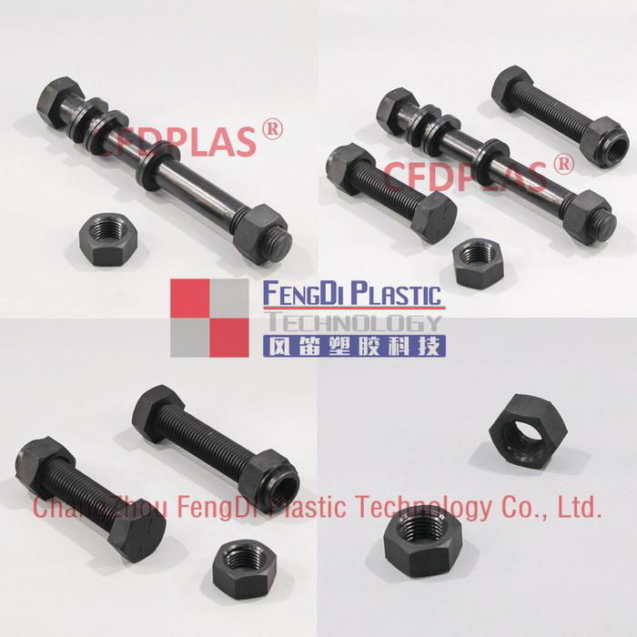 Black Nylon Hexagon Bolt M36X180mm 4