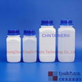 CHNTAINER 34 oz Natural HDPE Plastic Square Bottles