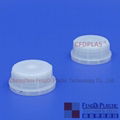 CFDPLAS natural HDPE DIN51mm Vented Caps