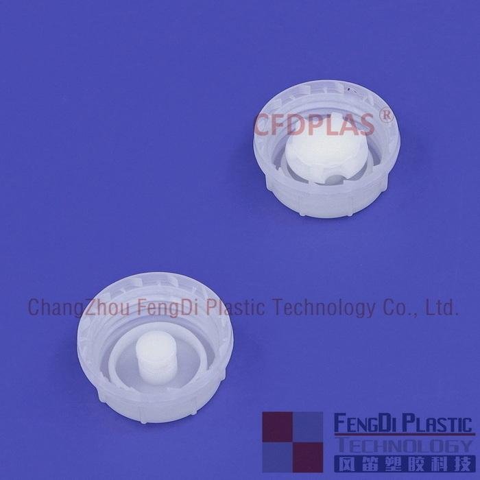 CFDPLAS natural HDPE DIN51mm Vented Caps 4