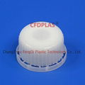 Natural HDPE DIN40mm Vented Closures