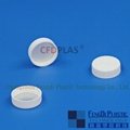 38-400mm induction-sealing cap,ribbed,white color