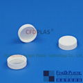 38-400mm ribbed closures,white color,induction sealing cap