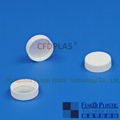 38-400mm,white color,ribbed,screw cap,induction-sealing gasket