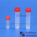 50ml Centrifuge tubes with round bottom and top screw caps