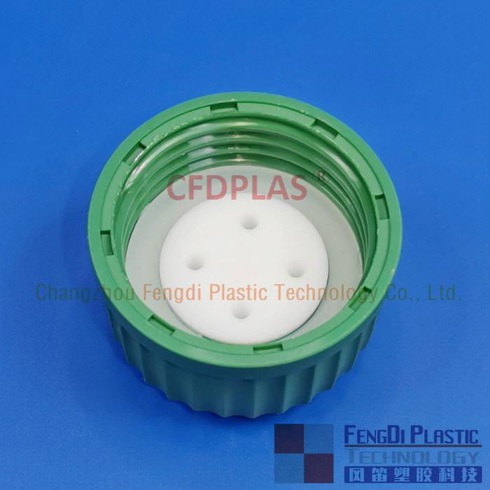 GL45 PBT Solvent Safety Caps for HPLC systems 2