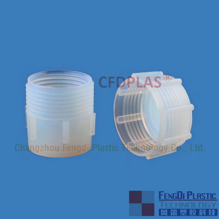 60ml PFA Sample Vial body and threaded Closure