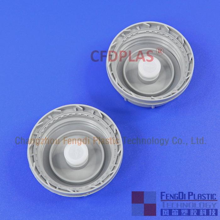 DIN51mm Drum Screw Cap,vented plug D17,gray color