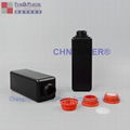 silicone gasket with red tamper-evident thread ring cap for ABX hematology reagent bottle