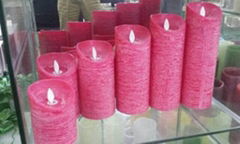 LED pillar candle light