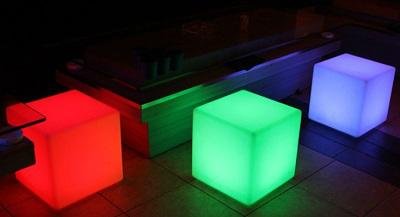  LED rechargeable mood square lamp