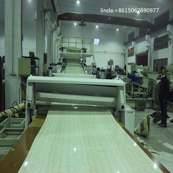 PVC calcium carbonate sheet extrusion line 2