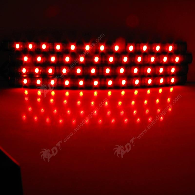 2017 Hot selling 9 Led Car Interior Atmosphere Lights Ambient Colorful Feet 