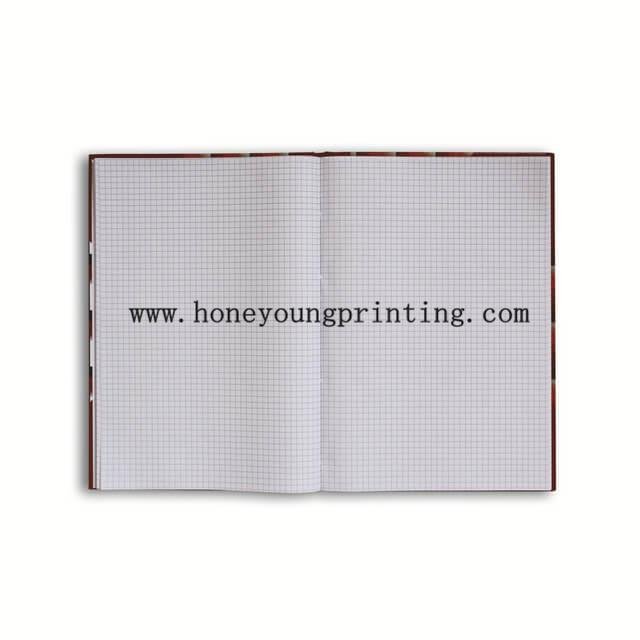 A4 Hard cover notebook for student 8mm ruled and square 2