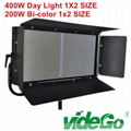 videGo LED Video Panel Light/Daylight video light/bi-color light/Tungsten/50w bi 3