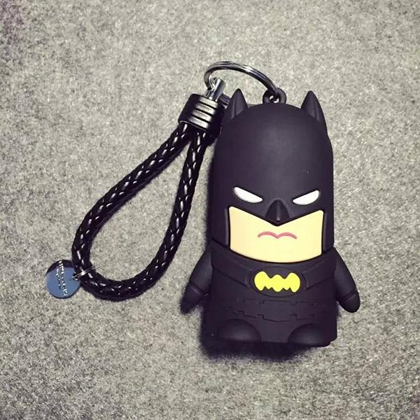 Lastet New Design PVC Cartoon 4400MAh batwan power bank 3