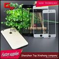 For iphone6 colored screen protector for iphone6 silk-screen glass protector  5