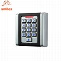 Waterproof Square Type Metal Case RFID Door Keypads Access Control Card Reader 