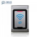 IP68 Waterproof Metal Contactless Wall Mount Wiegand RFID reader For Door Access