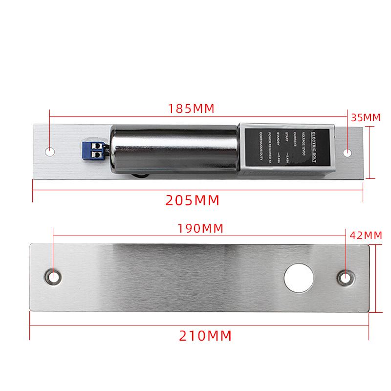 Fail Safe 12V  Electric Drop Bolt Door Lock 4