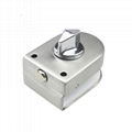 Floor Latch Manual Lock For Glass Gate Door 