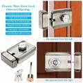 Electric Mute Door Rim Lock Outward/ Inward Opening For Intercom Security