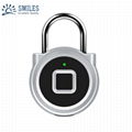 5V Fingerprint Padlock for Backpack, Suitcase, Door, Cabinet, Bike