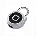 5V Fingerprint Padlock for Backpack, Suitcase, Door, Cabinet, Bike