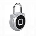 5V Fingerprint Padlock for Backpack, Suitcase, Door, Cabinet, Bike