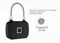 Keyless Intelligent Fingerprint Padlock For Backpacks, Suitcases, Doors,Bike