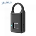  Semiconductor Sensor Small Fingerprint Padlock With USB Charger 