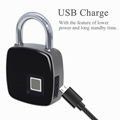 Portable Keyless Bluetooth Fingerprint Padlock For Door/Luggage/Bicycle/Cabinet