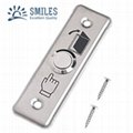 Stainless Steel Door Release Switch Exit Button For Access Control