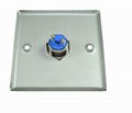 Square Type DC12V Stainless Steel Exit Button